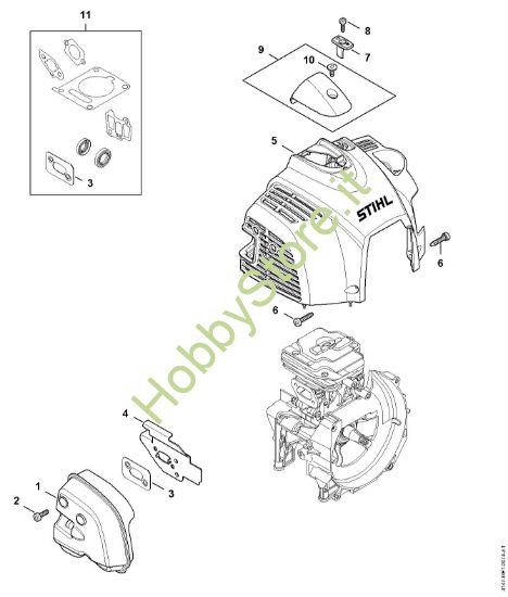Picture of Silenziatore, cappottatura FS 411 C-EM L