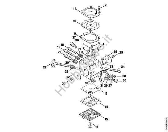 Carburatore HD-3B Decespugliatori (FS) FS 420 della marca STIHL