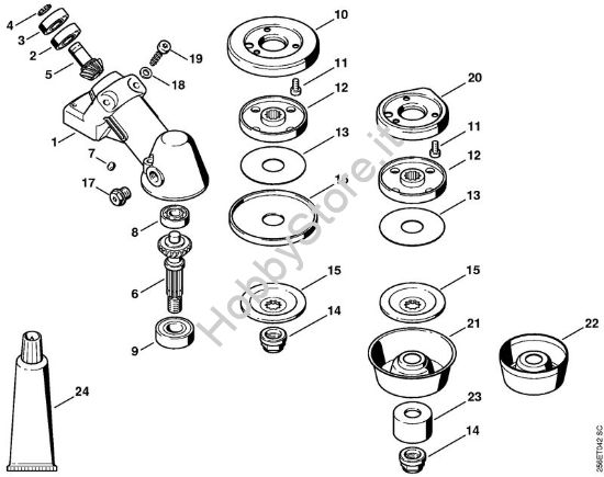 Riduttore Decespugliatori (FS) FS 450 della marca STIHL