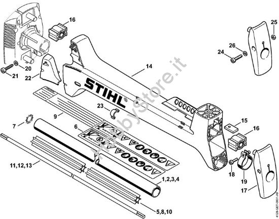 Stelo Decespugliatori (FS) FS 450 della marca STIHL
