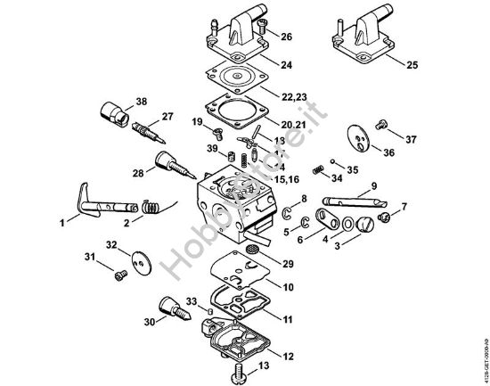 Carburatore C1Q-S154, C1Q-S94 Decespugliatori (FS) FS 450-L della marca STIHL