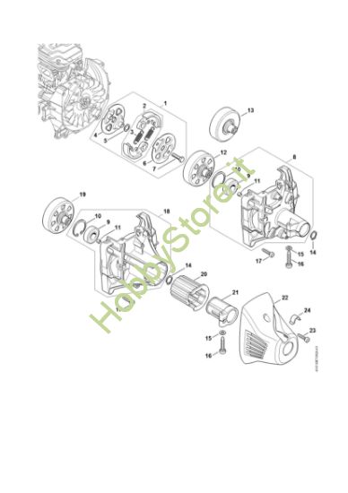 Picture of Frizione, scatola frizione FS 460