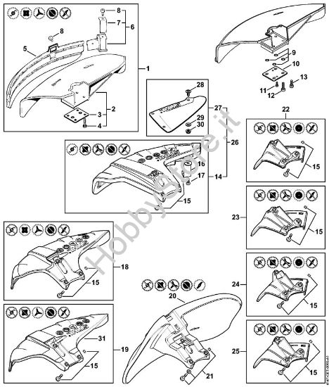 Riparo Decespugliatori (FS) FS 460 C-EM della marca STIHL