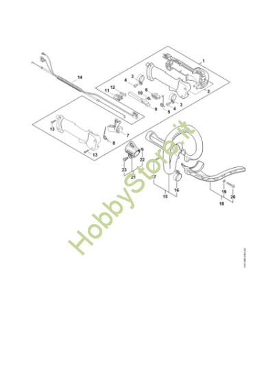 Picture of Impugnatura circolare FS 460 RC-EM