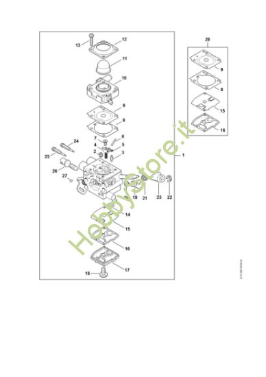 Picture of Carburatore 4147/23 FS 460-K