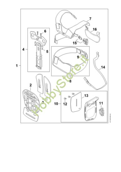 Picture of Cintura ADVANCE X-TREEm per silvicoltura FS 461 C-EM L