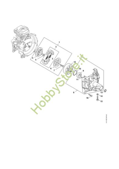 Picture of Frizione, scatola frizione FS 461 C-EM L