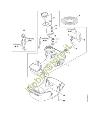 Picture of Serbatoio carburante FS 490 C-EM KW