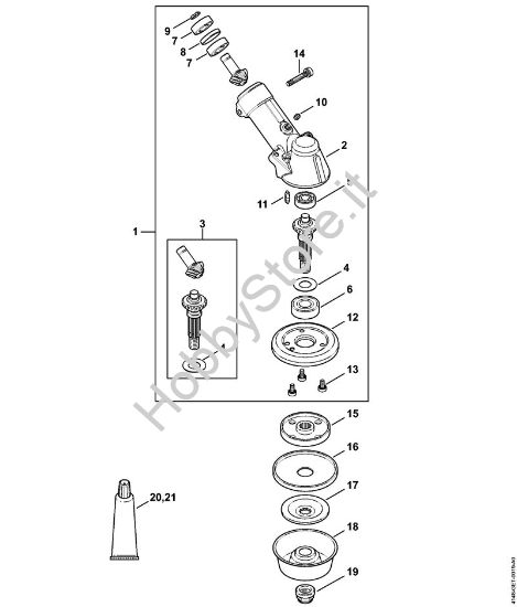 Riduttore FS 490 C-EM, FS 490 C-EM L Decespugliatori (FS) FS 490 C-EM L della marca STIHL