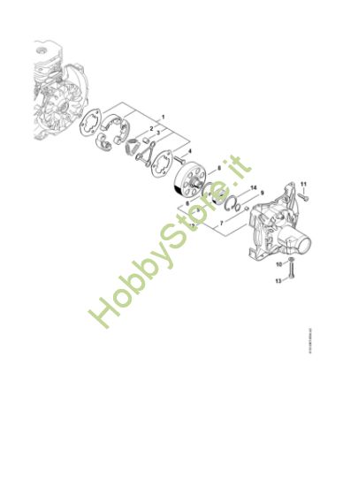 Picture of Frizione, scatola frizione FS 490 C-EM W
