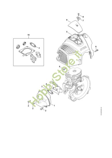 Picture of Silenziatore, cappottatura FS 491 C-EM