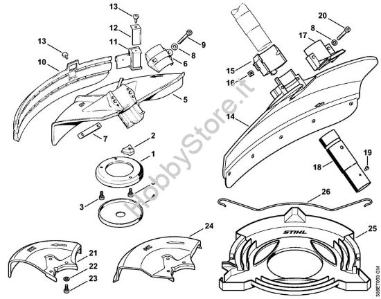 Riparo Decespugliatori (FS) FS 500 della marca STIHL