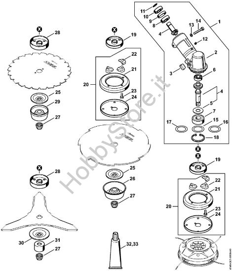Riduttore Decespugliatori (FS) FS 510 C-EM della marca STIHL