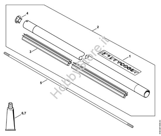 Stelo Decespugliatori (FS) FS 510 C-EM della marca STIHL