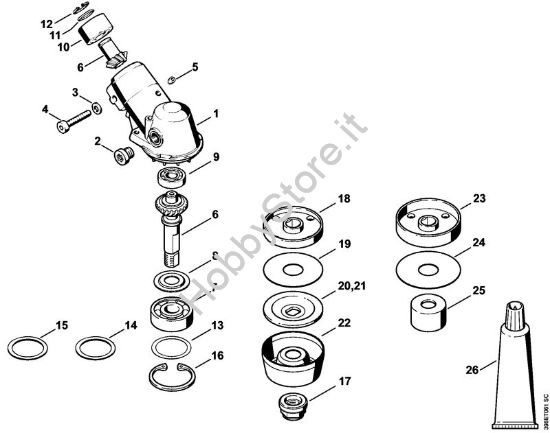Riduttore Decespugliatori (FS) FS 550 della marca STIHL