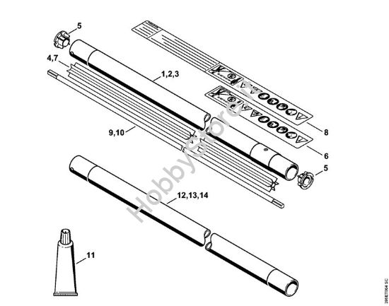 Stelo Decespugliatori (FS) FS 550-L della marca STIHL