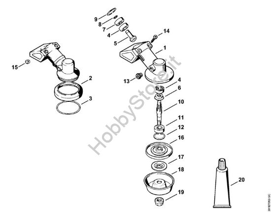 Riduttore Decespugliatrici (FS) FS 106 della marca STIHL