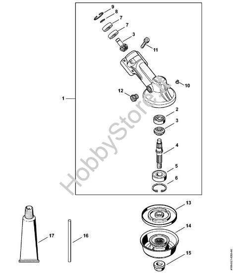 Riduttore Decespugliatrici (FS) FS 111 R della marca STIHL