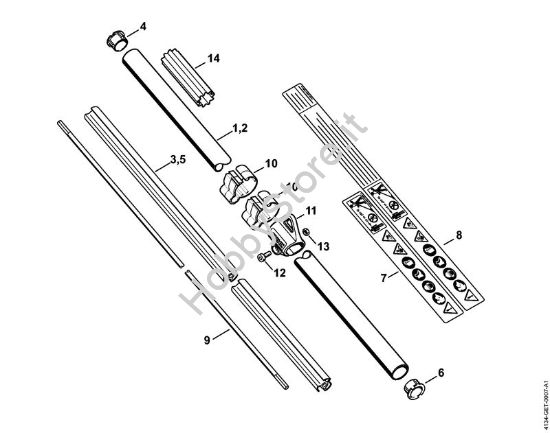 Stelo Decespugliatrici (FS) FS 120 2-MIX della marca STIHL