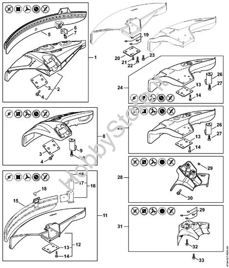 Riparo Decespugliatrici (FS) FS 120 R della marca STIHL