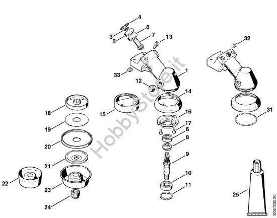 Riduttore    3 50 609 047 (25.2001) Decespugliatrici (FS) FS 160 della marca STIHL