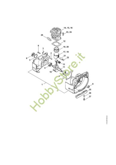 Picture of Carter albero a gomito, cilindro FS 220 K