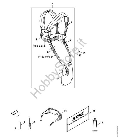Attrezzi, accessorio a richiesta Decespugliatrici (FS) FS 235 della marca STIHL