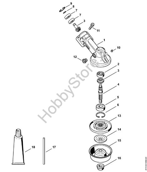 Riduttore Decespugliatrici (FS) FS 235 della marca STIHL