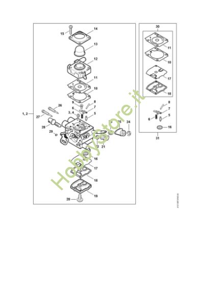Picture of Carburatore 4147/24, 4147/25 FS 240 RC-E