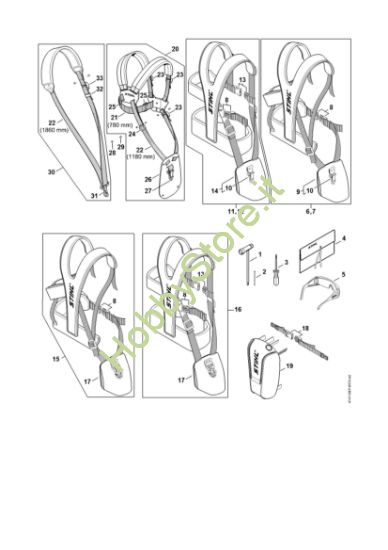 Picture of Attrezzi, tracolla doppia FS 260