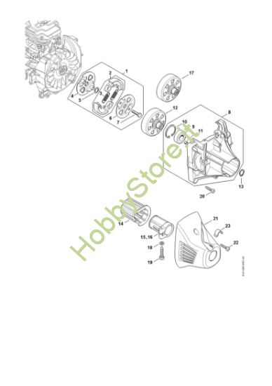 Picture of Frizione, scatola frizione FS 260 C-E