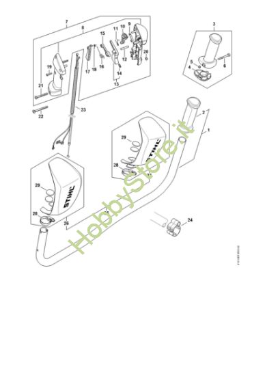 Picture of Impugnatura a manubrio FS 260 FS 260 C-E
