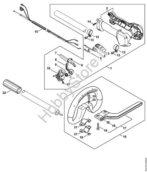 Impugnatura circolare Decespugliatrici (FS) FS 260 RC-E della marca STIHL