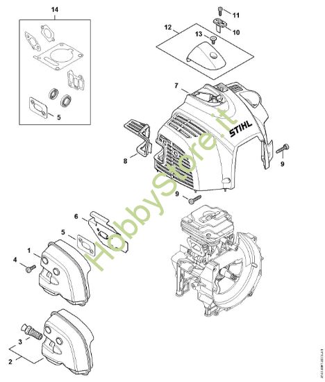 Picture of Silenziatore, cappottatura FS 261