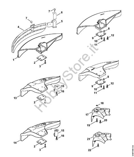 Riparo Decespugliatrici (FS) FS 280 K della marca STIHL