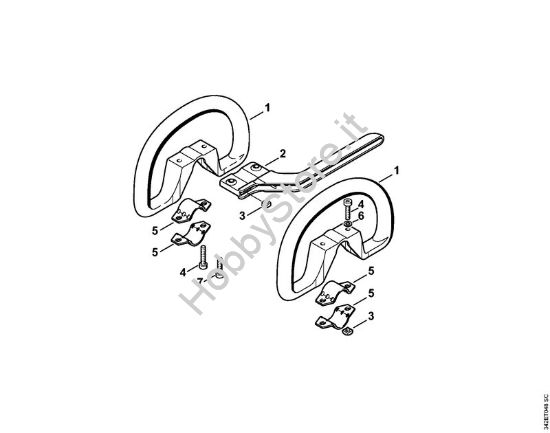 Impugnatura circolare Decespugliatrici (FS) FS 36 R della marca STIHL