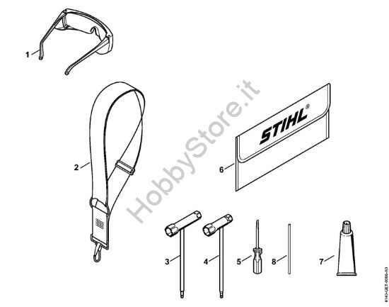 Attrezzi, accessorio a richiesta Decespugliatrici (FS) FS 38 2-MIX della marca STIHL