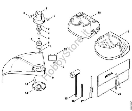 Sede cuscinetto Decespugliatrici (FS) FS 48 della marca STIHL