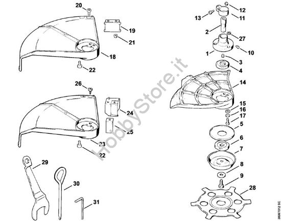 Riparo, utensili Decespugliatrici (FS) FS 50 (4118) della marca STIHL