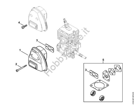 Silenziatore Decespugliatrici (FS) FS 50 (4144) della marca STIHL