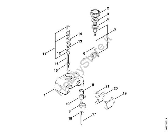 Serbatoio carburante Decespugliatrici (FS) FS 51 della marca STIHL