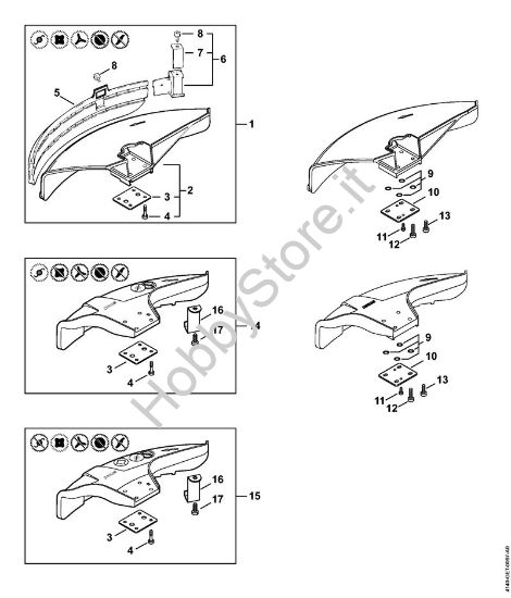 Riparo (16.2014) Decespugliatrici (FS) FS 55 C-E della marca STIHL