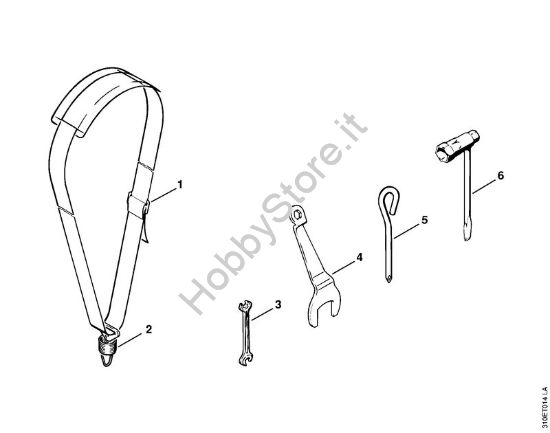 Attrezzi, accessorio a richiesta Decespugliatrici (FS) FS 61 RE della marca STIHL