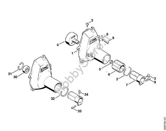 Carenatura ventola Decespugliatrici (FS) FS 62 R della marca STIHL