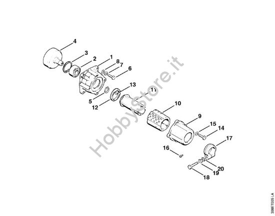 Scatola frizione Decespugliatrici (FS) FS 65 della marca STIHL