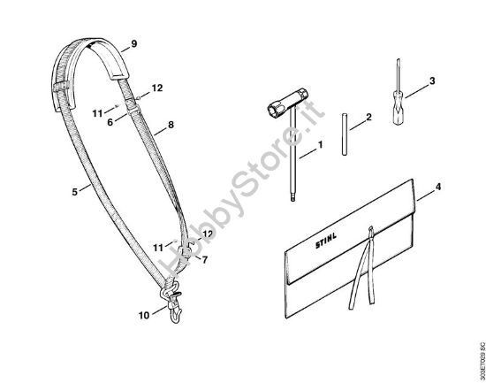 Attrezzi, accessorio a richiesta Decespugliatrici (FS) FS 66 della marca STIHL
