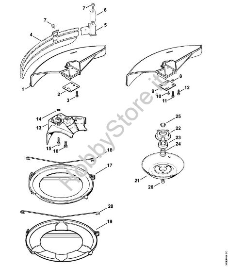 Riparo Decespugliatrici (FS) FS 66 R della marca STIHL