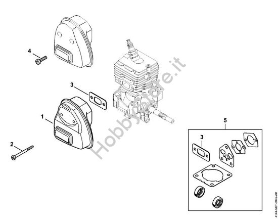 Silenziatore Decespugliatrici (FS) FS 70 RC-E della marca STIHL
