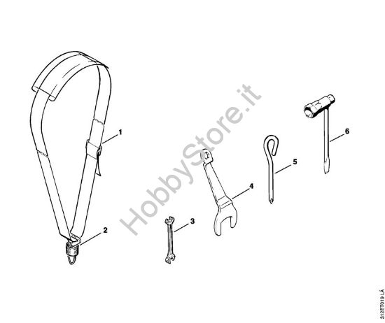 Attrezzi, accessorio a richiesta Decespugliatrici (FS) FS 80 AVRE della marca STIHL