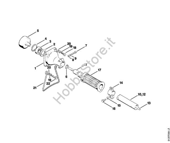 Corpo frizione, stelo Decespugliatrici (FS) FS 80 AVRE della marca STIHL